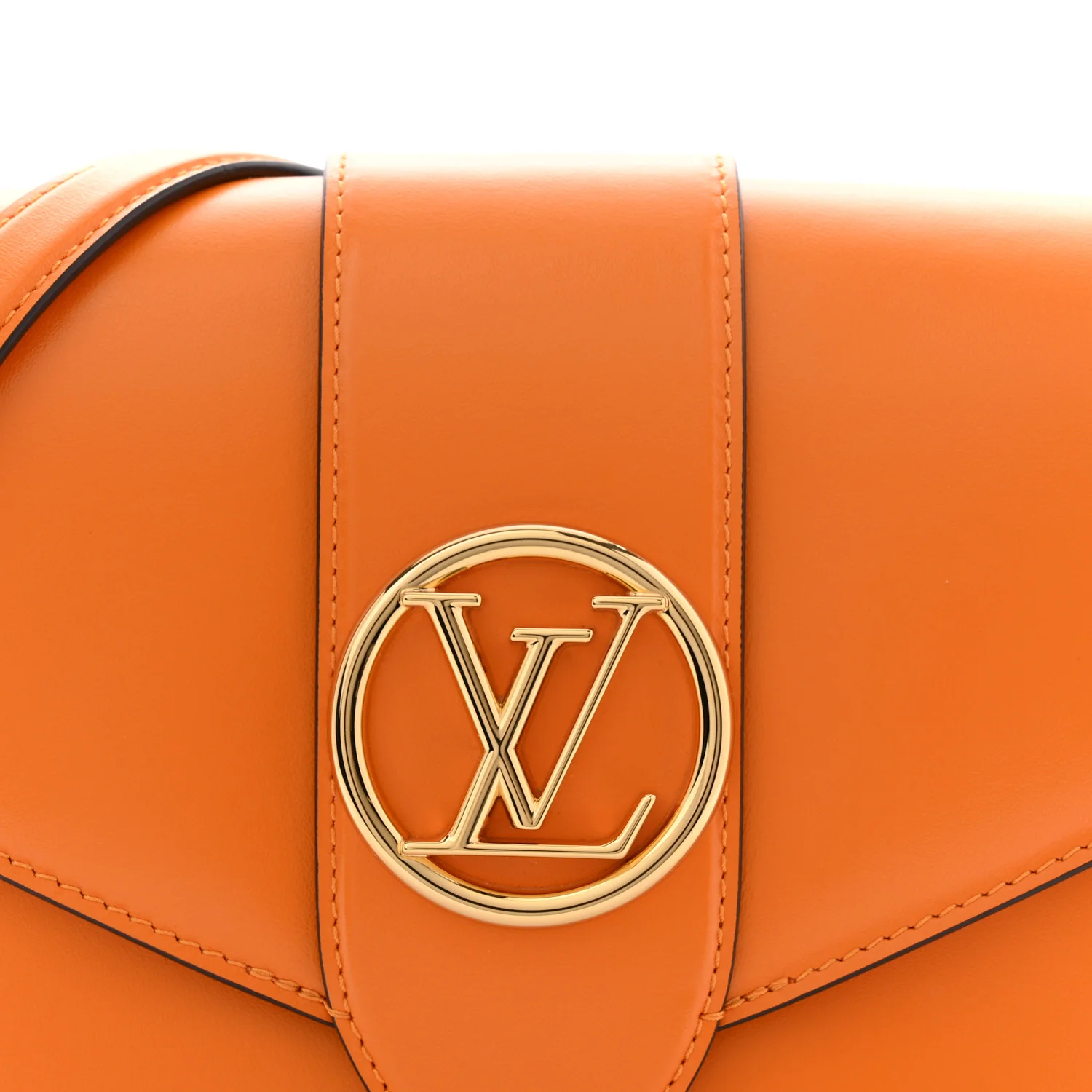 Smooth Calfskin LV Pont 9 Summer Gold - Image 7