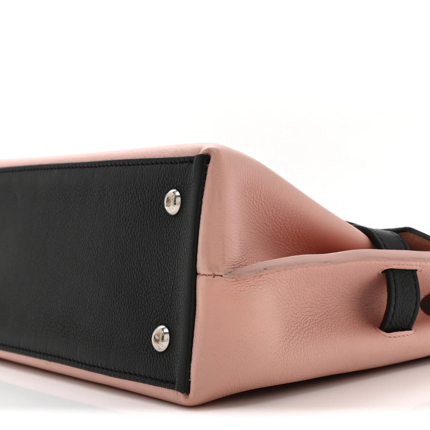 Soft Calfskin Embroidered Lockme Ever BB Rose Pink Snow White Black - Image 10