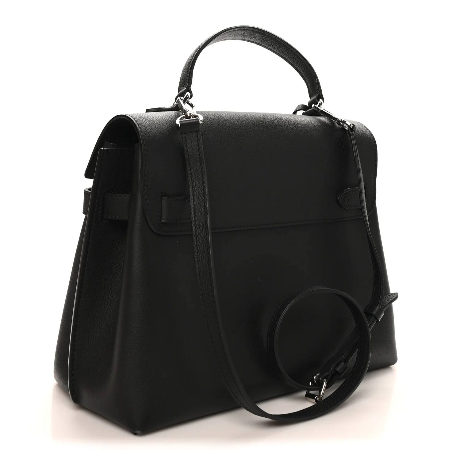Soft Calfskin Lockme Ever MM Black - Image 3
