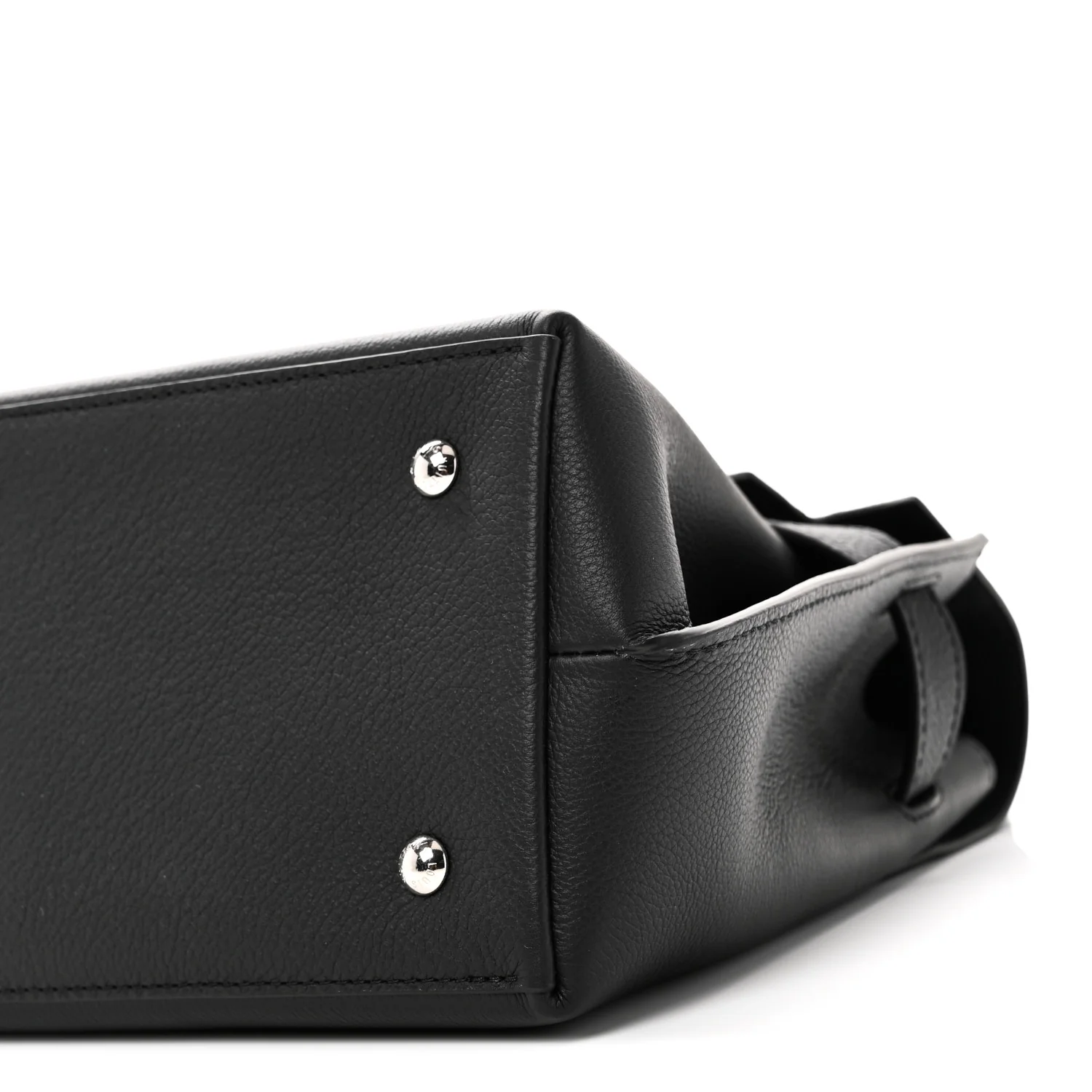 Soft Calfskin Lockme Ever MM Black - Image 9
