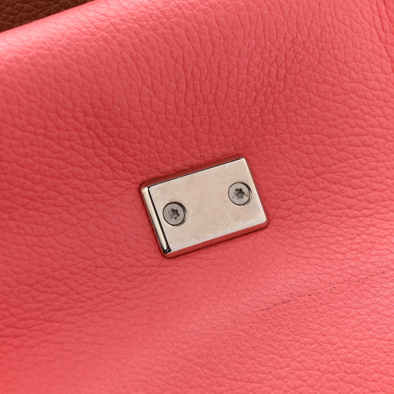 Soft Calfskin Lockme II Top Handle Rose Bruyere - Image 12