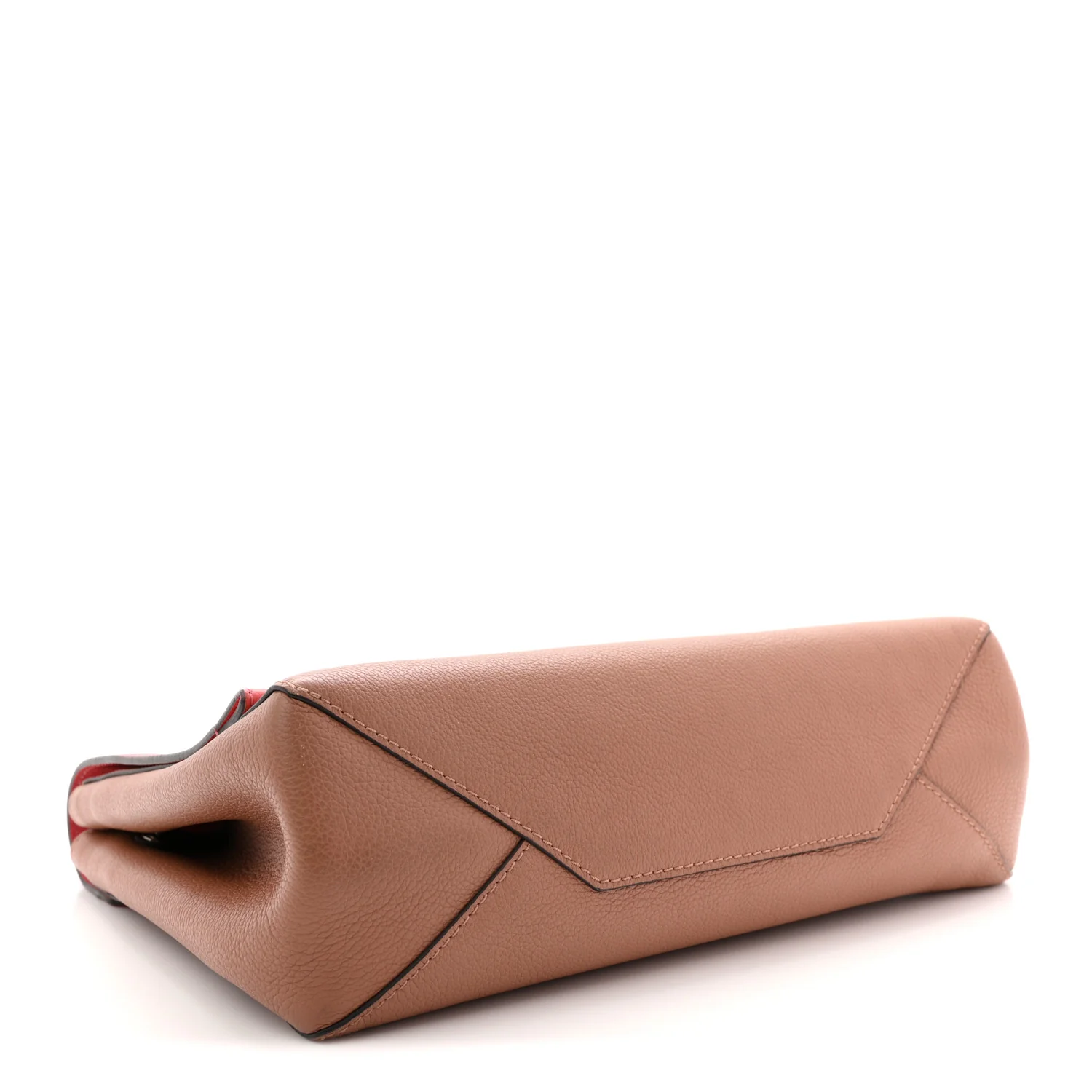 Soft Calfskin Lockme II Top Handle Rose Bruyere - Image 4