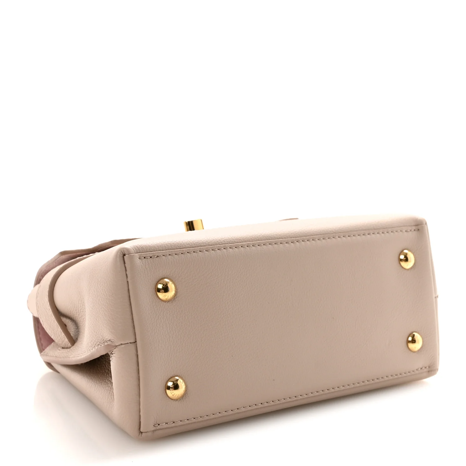 Soft Calfskin Mini Lockme Ever Greige - Image 4