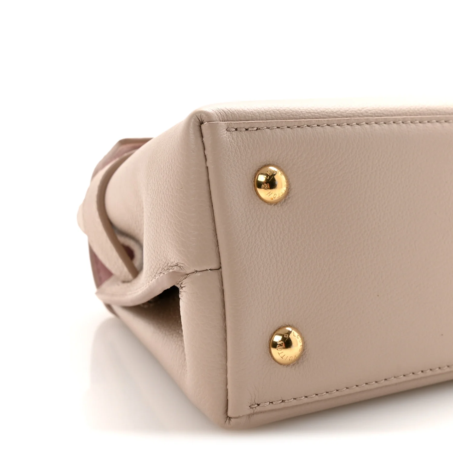 Soft Calfskin Mini Lockme Ever Greige - Image 8