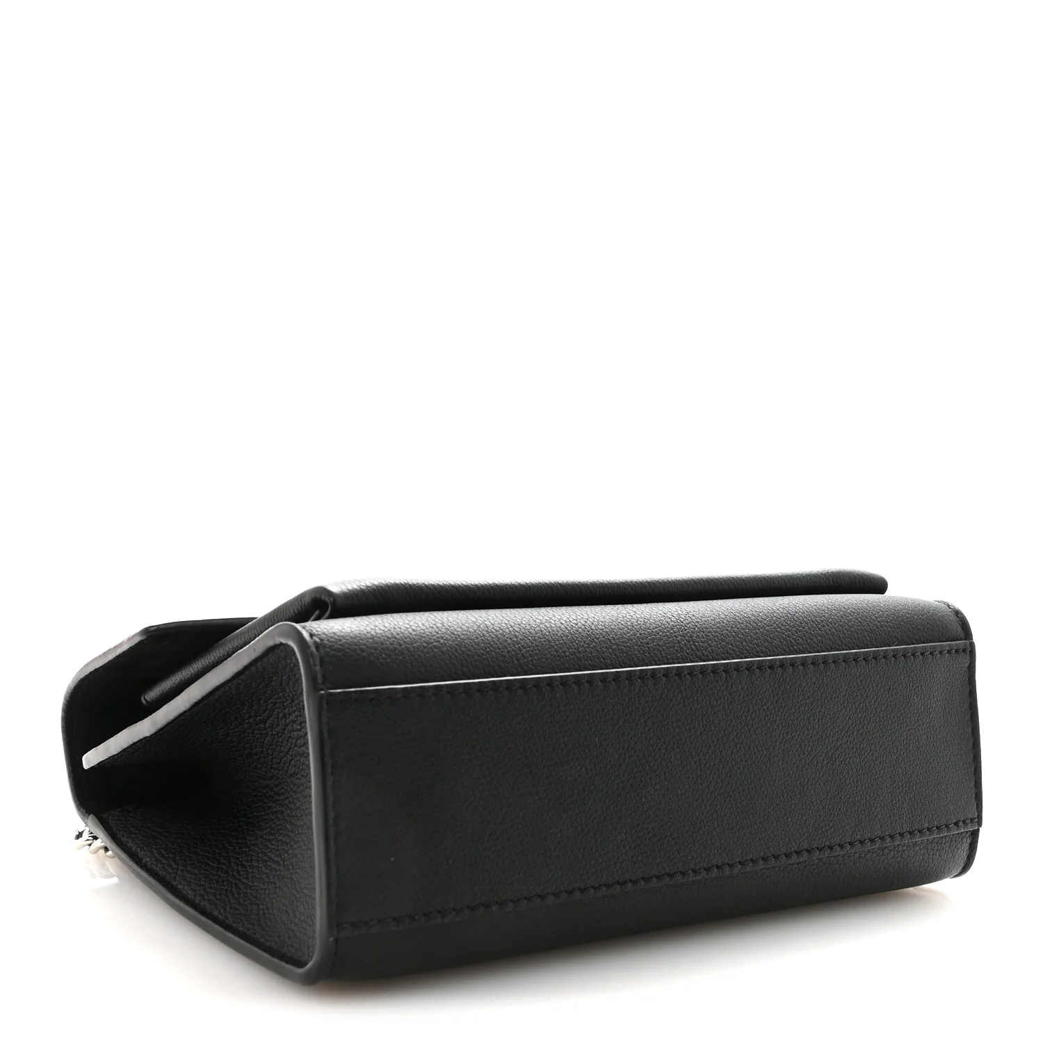Soft Calfskin My Lockme Chain Bag BB Black - Image 5