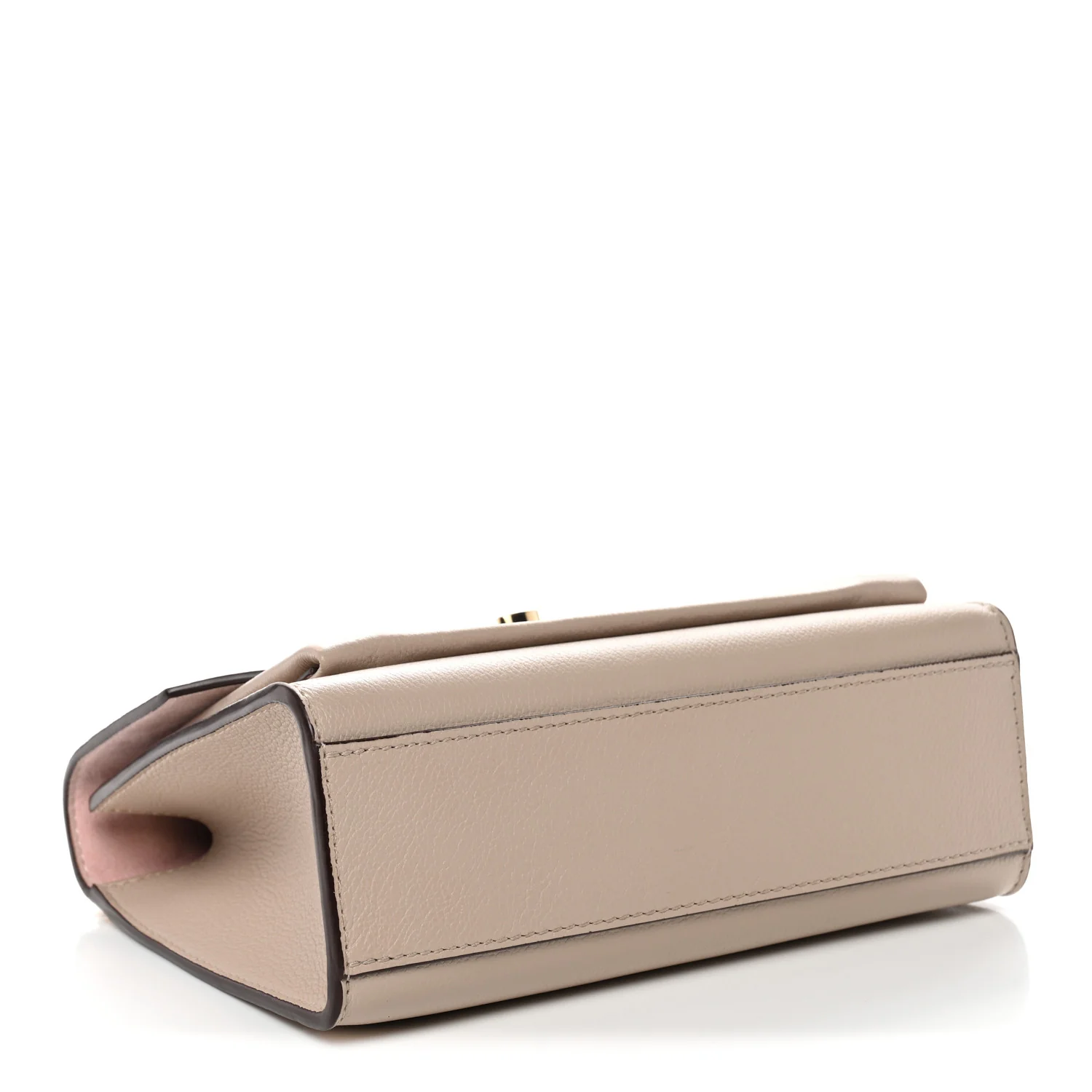 Soft Calfskin Mylockme Chain Bag BB Greige - Image 4