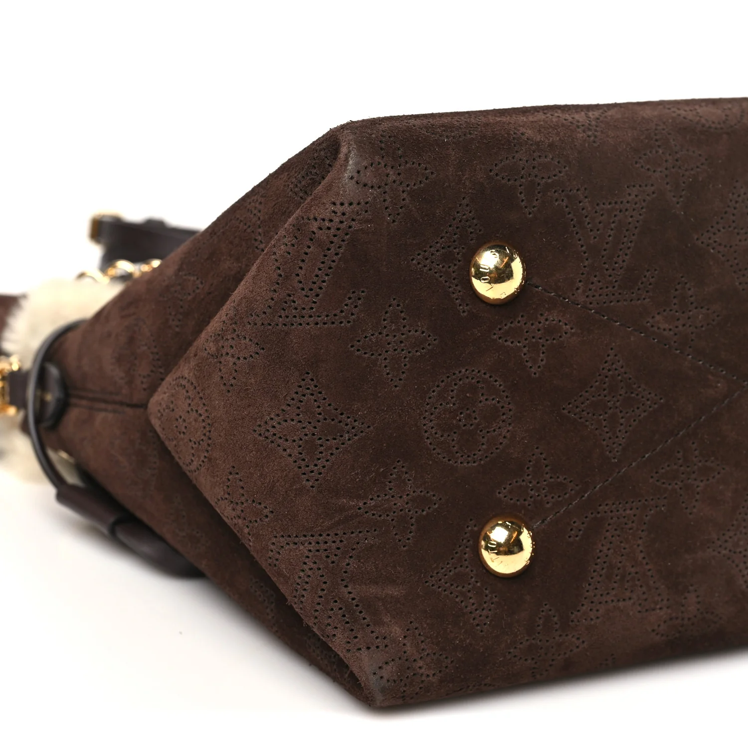 Suede Mahina Shearling Cozygram Bella Chocolate - Image 9