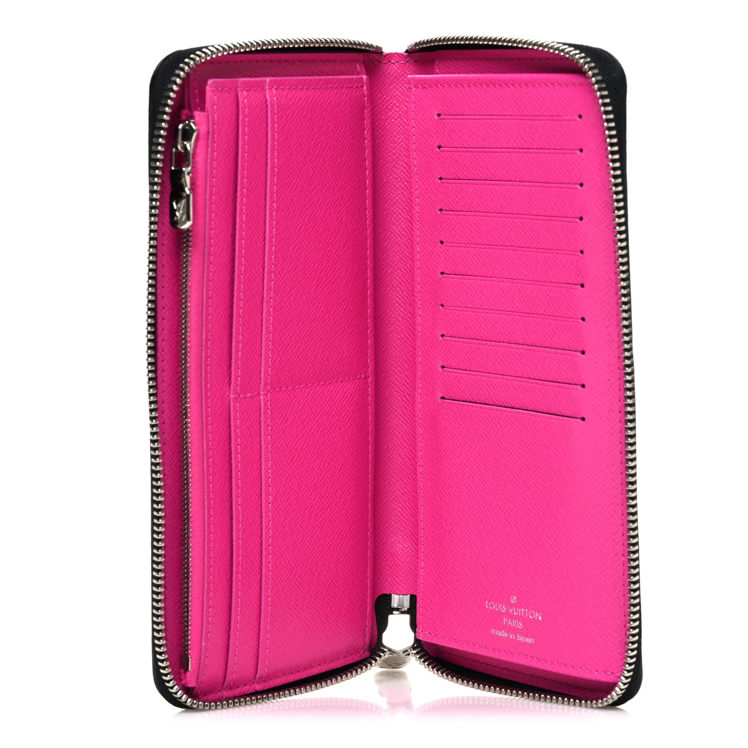 Taigarama Vertical Zippy Wallet Fuchsia - Image 5