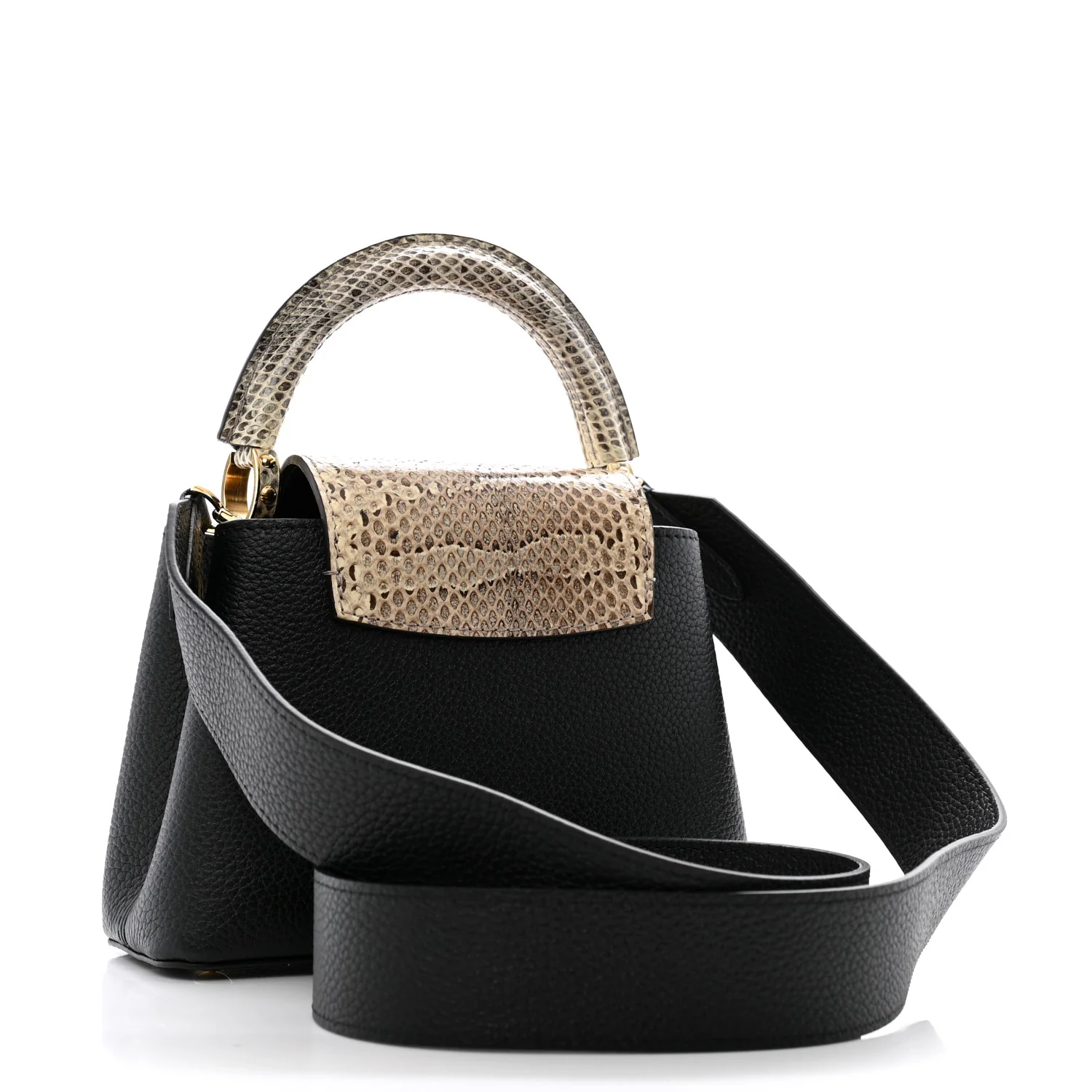 Taurillon Ayers Mini Capucines Black - Image 3