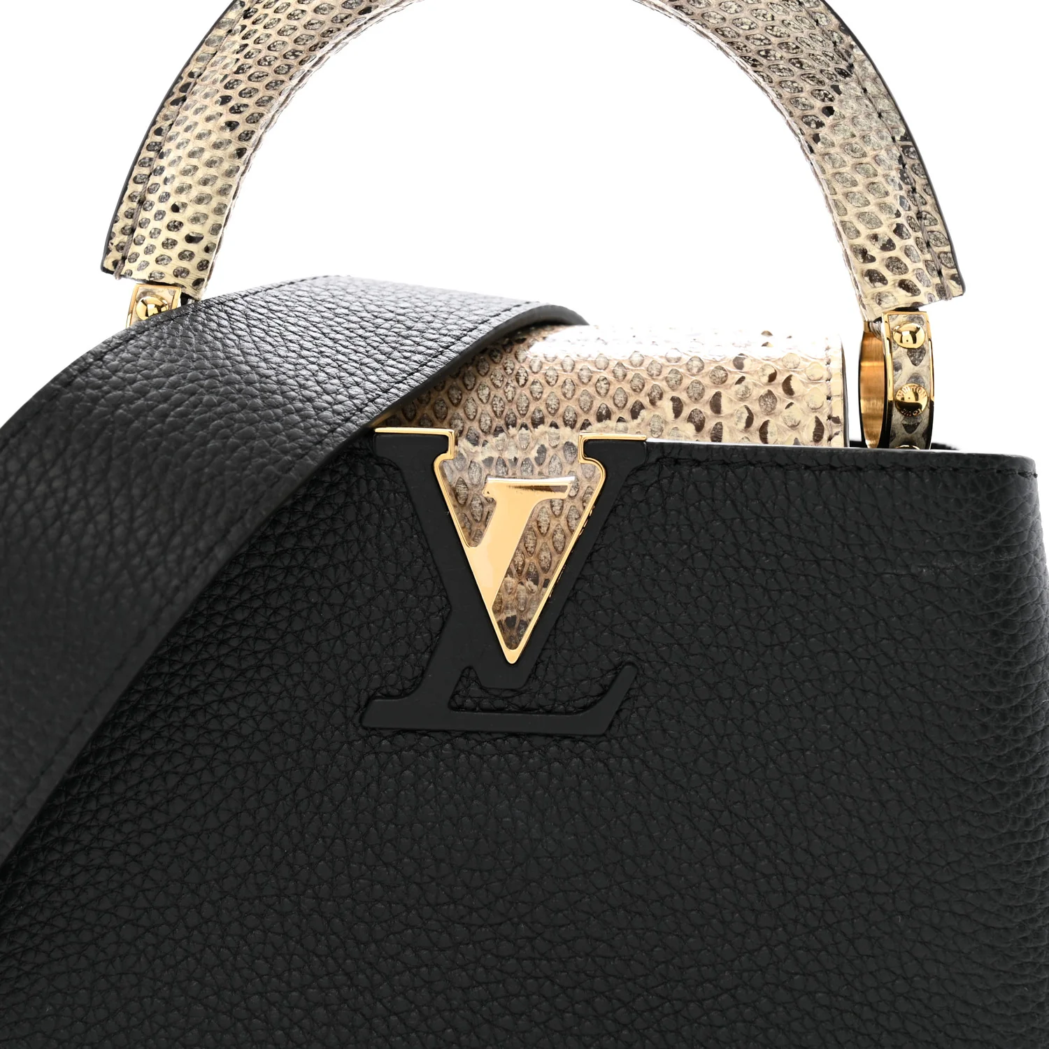 Taurillon Ayers Mini Capucines Black - Image 7