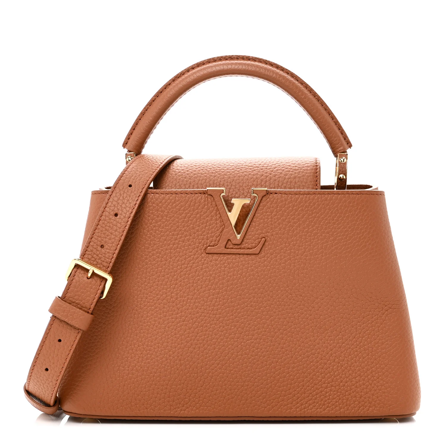 Taurillon Capucines BB Tan