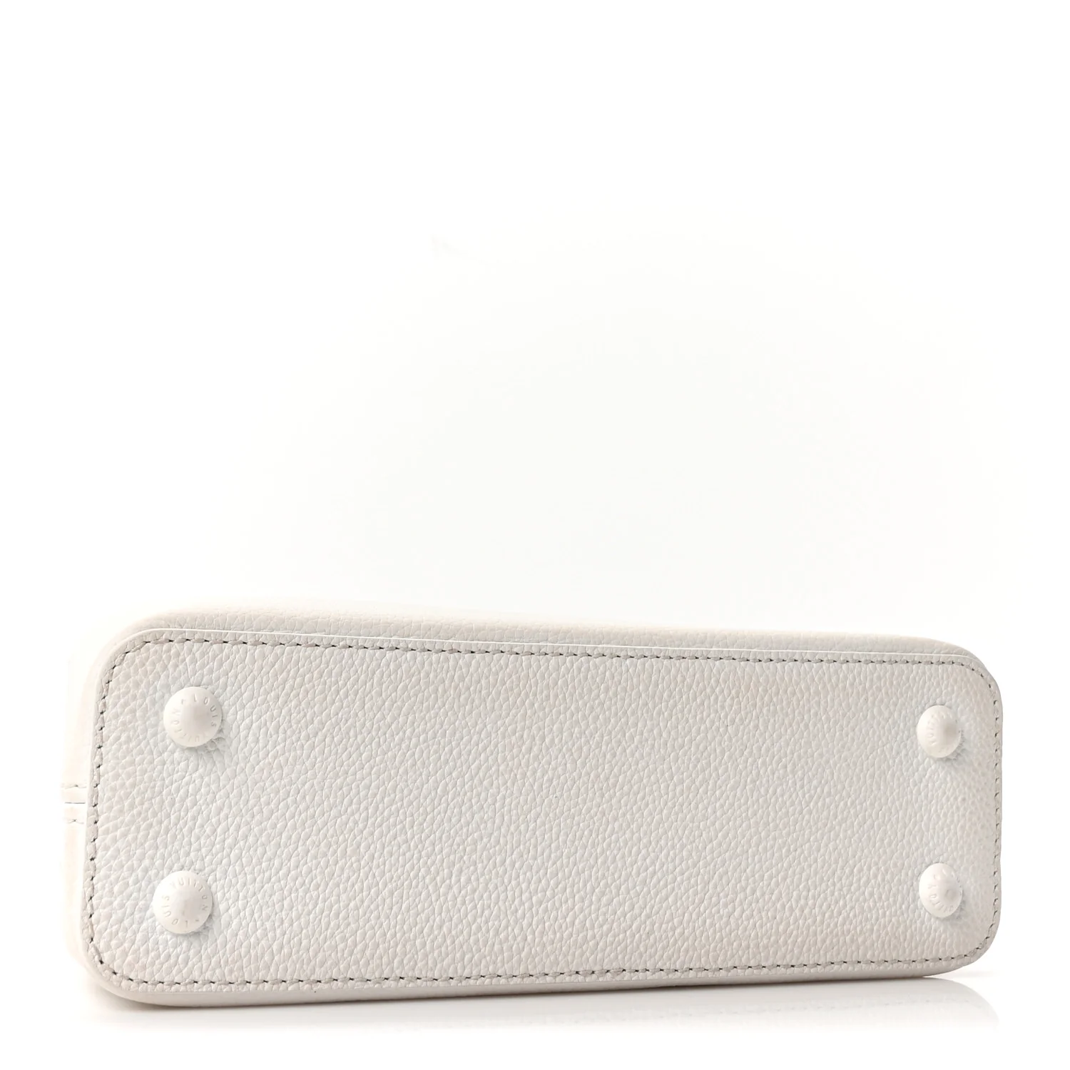 Taurillon Capucines East West Mini Optic White - Image 3