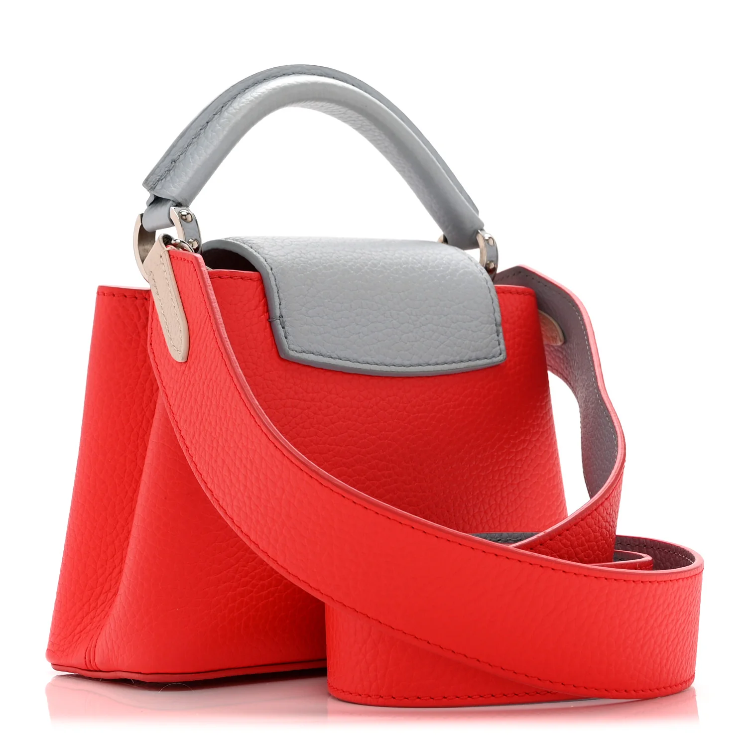 Taurillon Capucines Mini Coral Olympe Blue - Image 3
