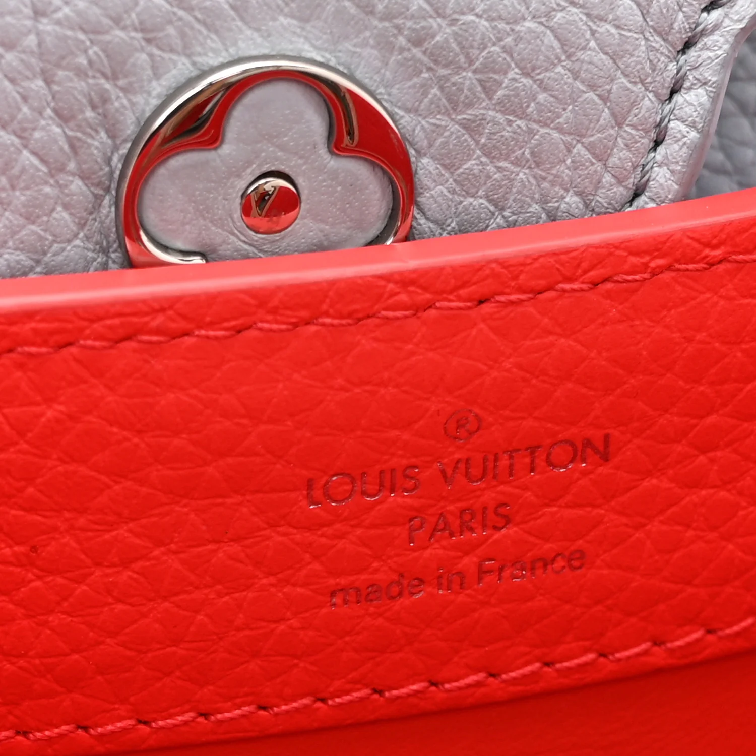 Taurillon Capucines Mini Coral Olympe Blue - Image 6