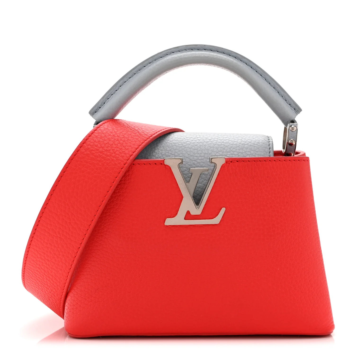Taurillon Capucines Mini Coral Olympe Blue - Image 7