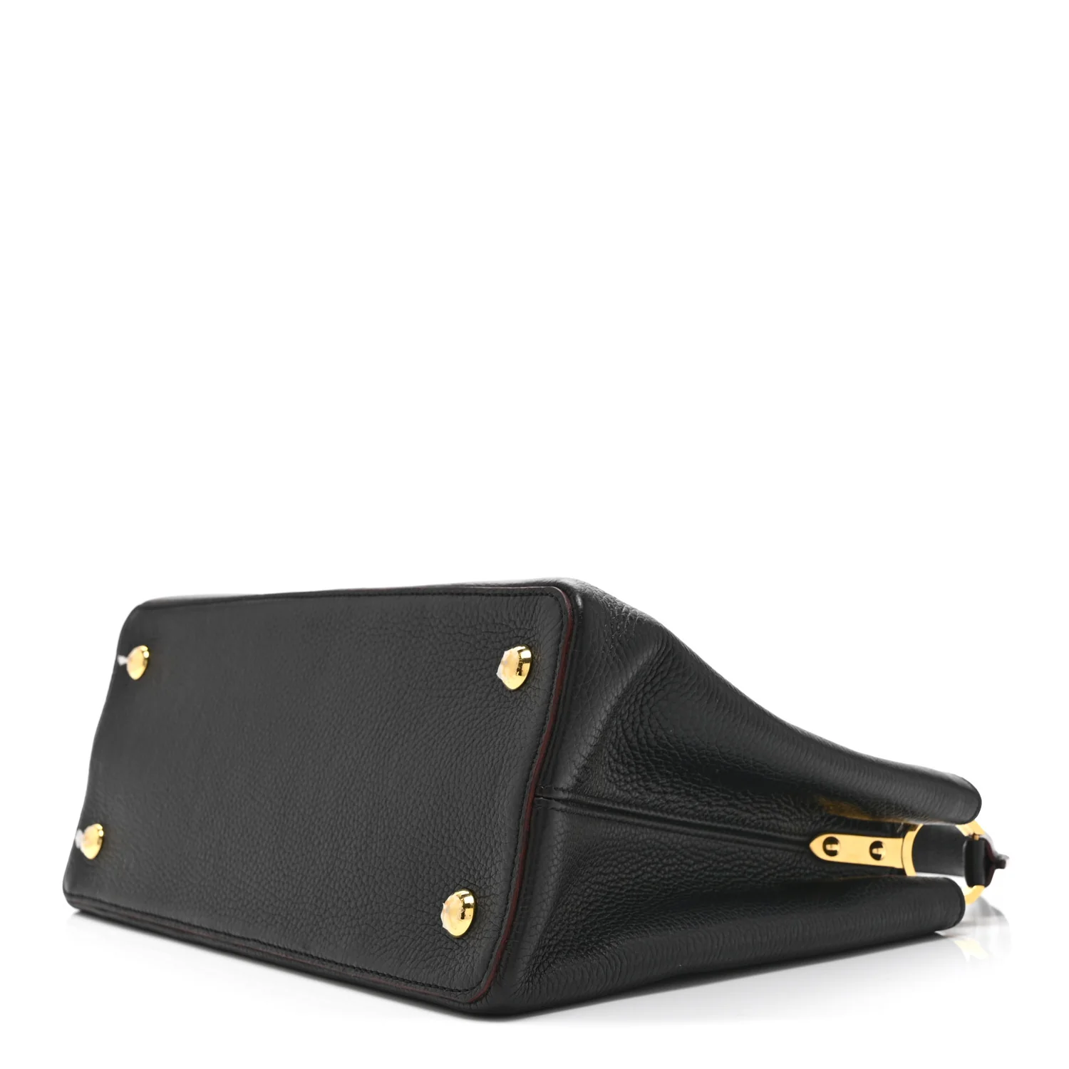 Taurillon Capucines MM Black Fuchsia - Image 10
