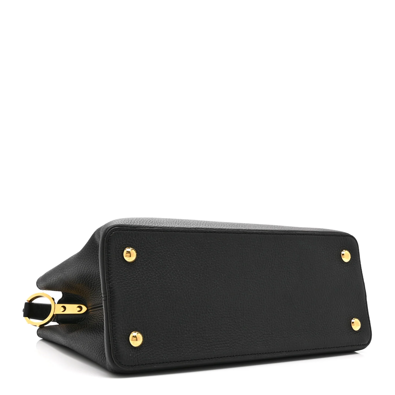 Taurillon Capucines MM Black Fuchsia - Image 4