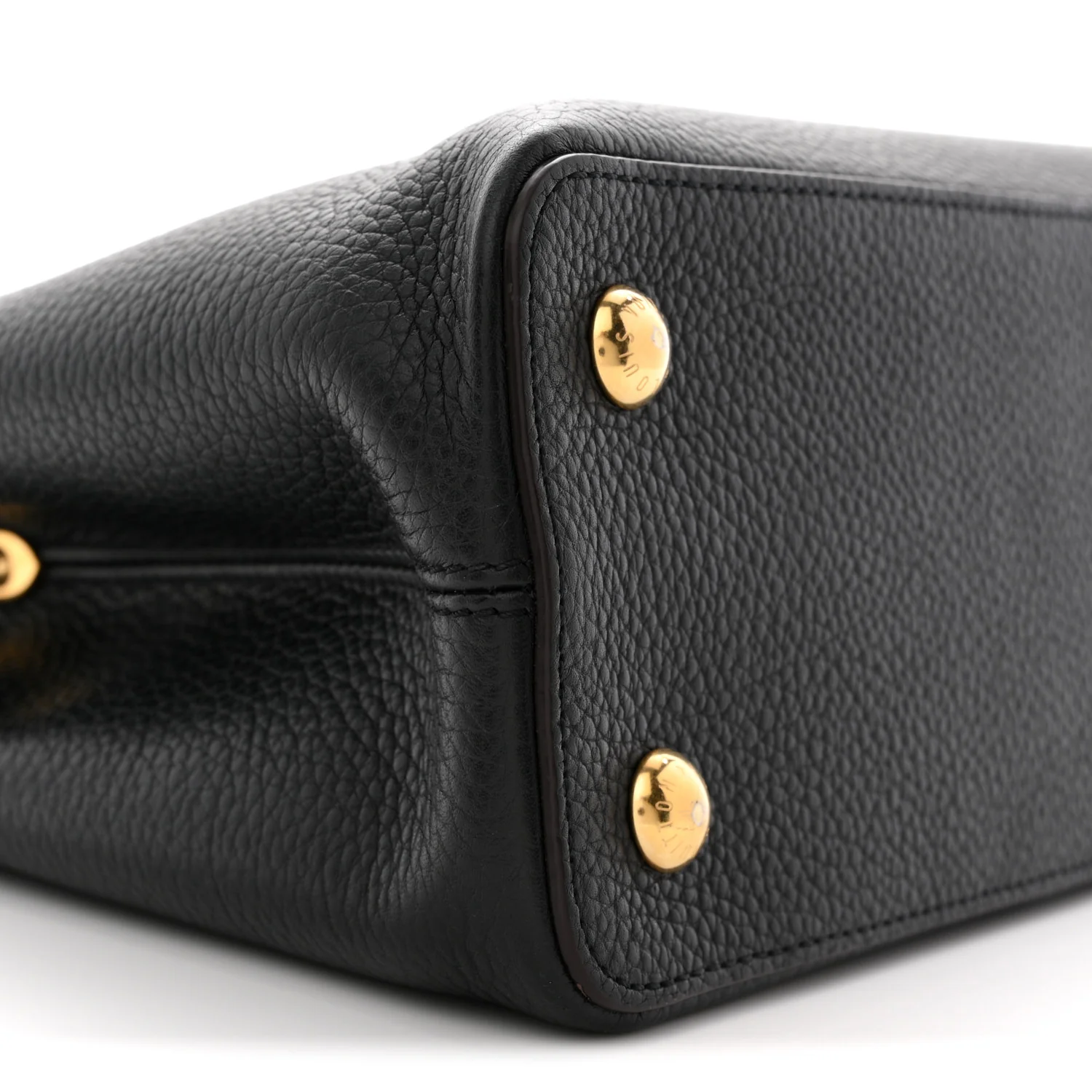 Taurillon Capucines MM Black Fuchsia - Image 8