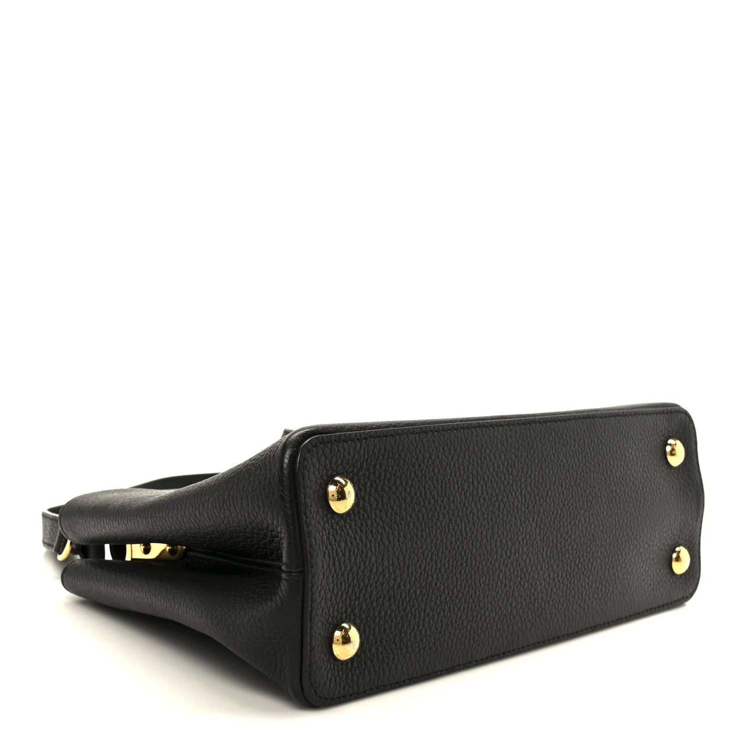 Taurillon Capucines PM Black Fuchsia - Image 4