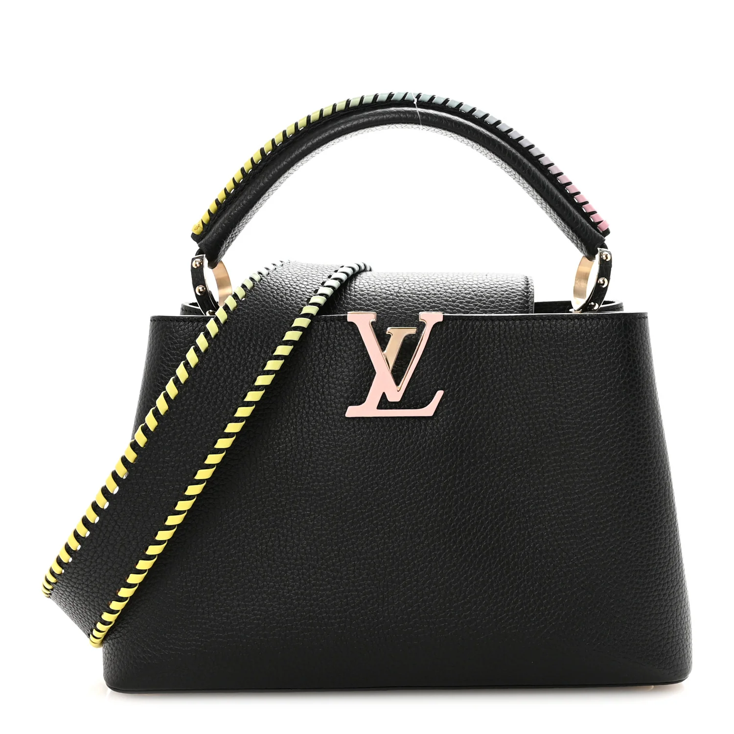 Taurillon Capucines PM Rainbow Black