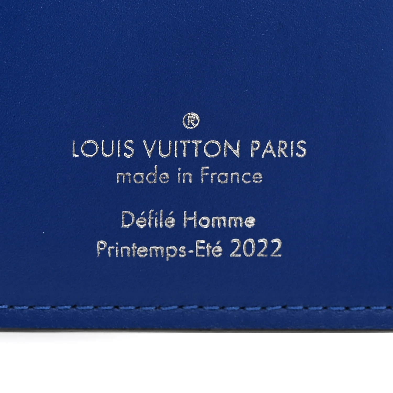 Taurillon Illusion Brazza Wallet Bleu Vert - Image 7