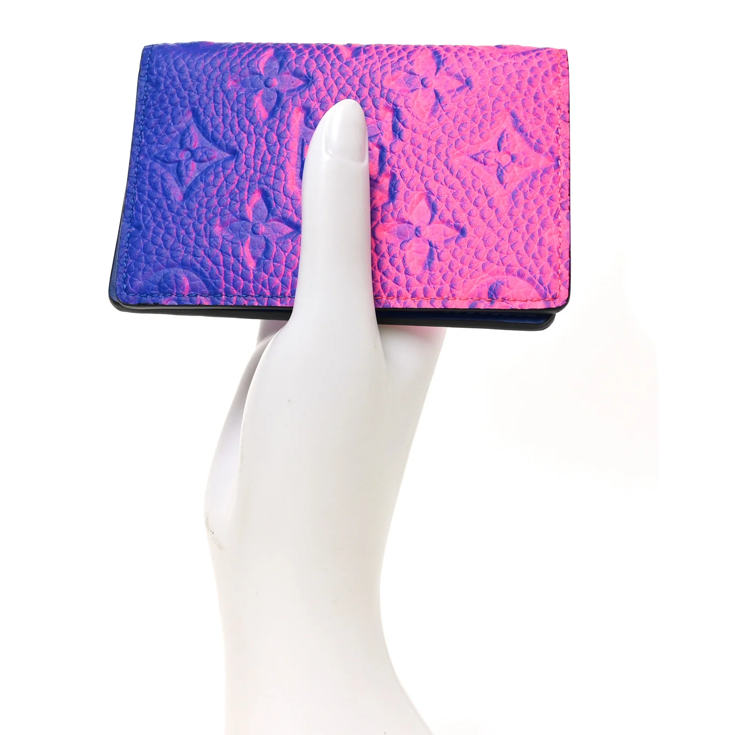 Taurillon Illusion Pocket Organizer Bleu Rose - Image 2