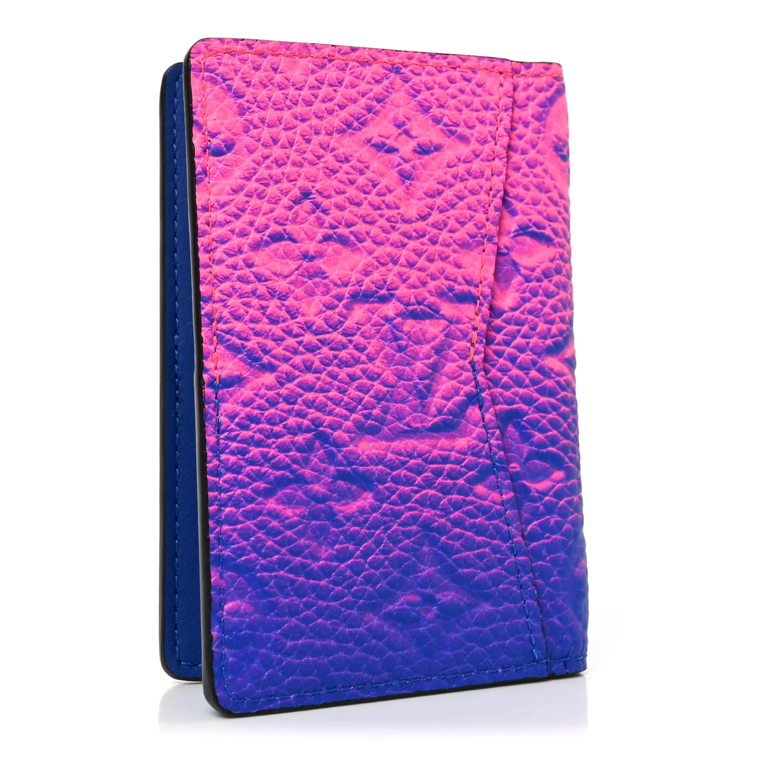 Taurillon Illusion Pocket Organizer Bleu Rose - Image 3