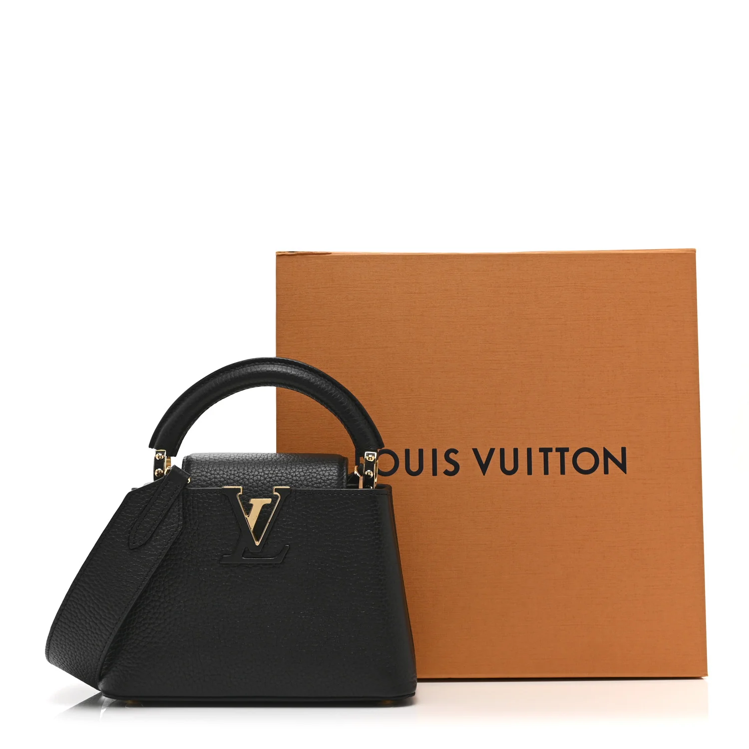 Taurillon Mini Capucines Black - Image 10