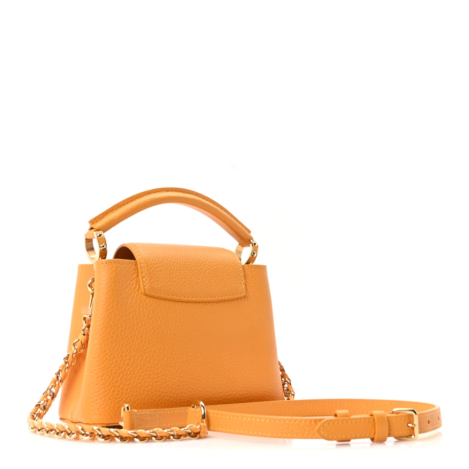 Taurillon Mini Capucines Sunbeam Yellow - Image 3