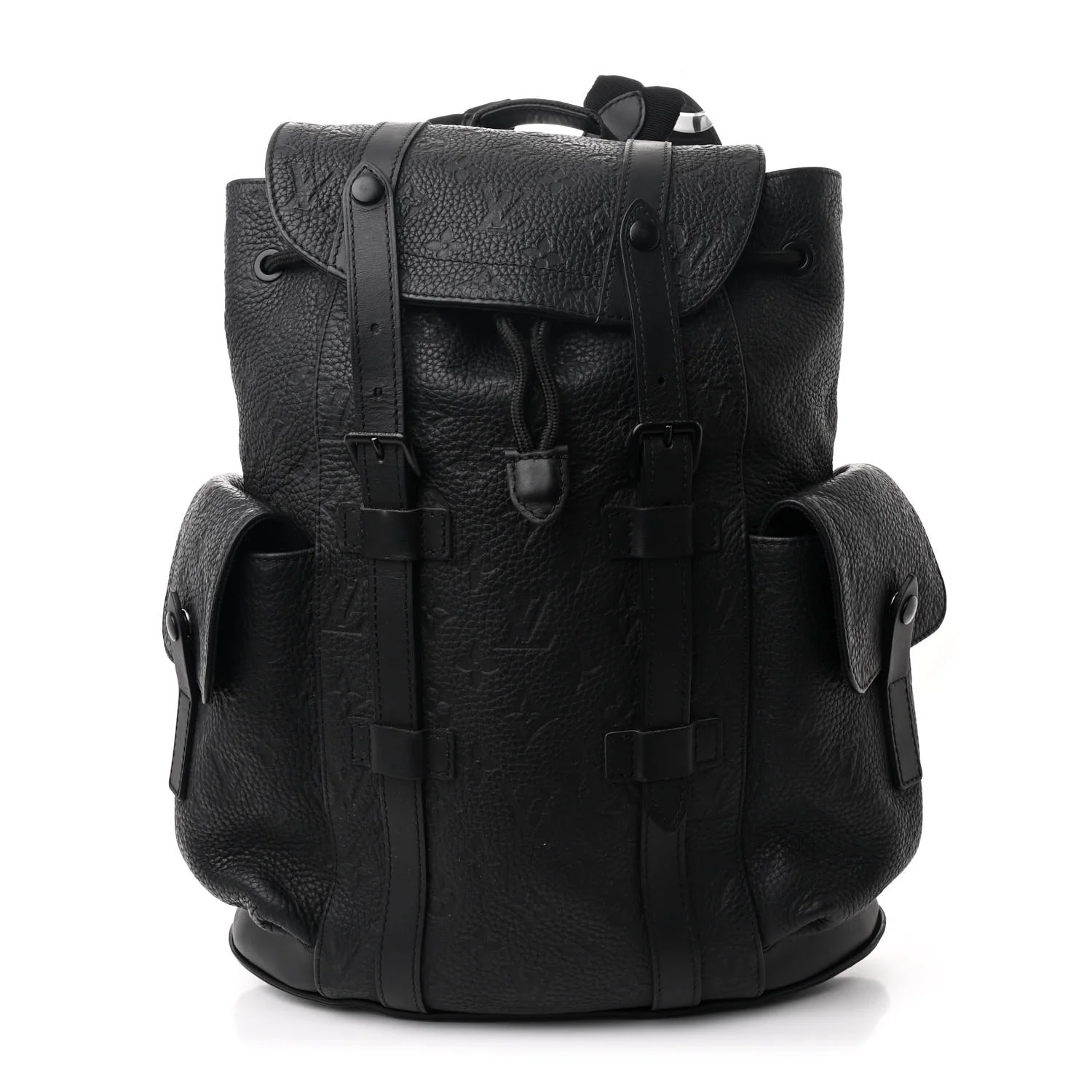 Taurillon Monogram Christopher PM Backpack Black