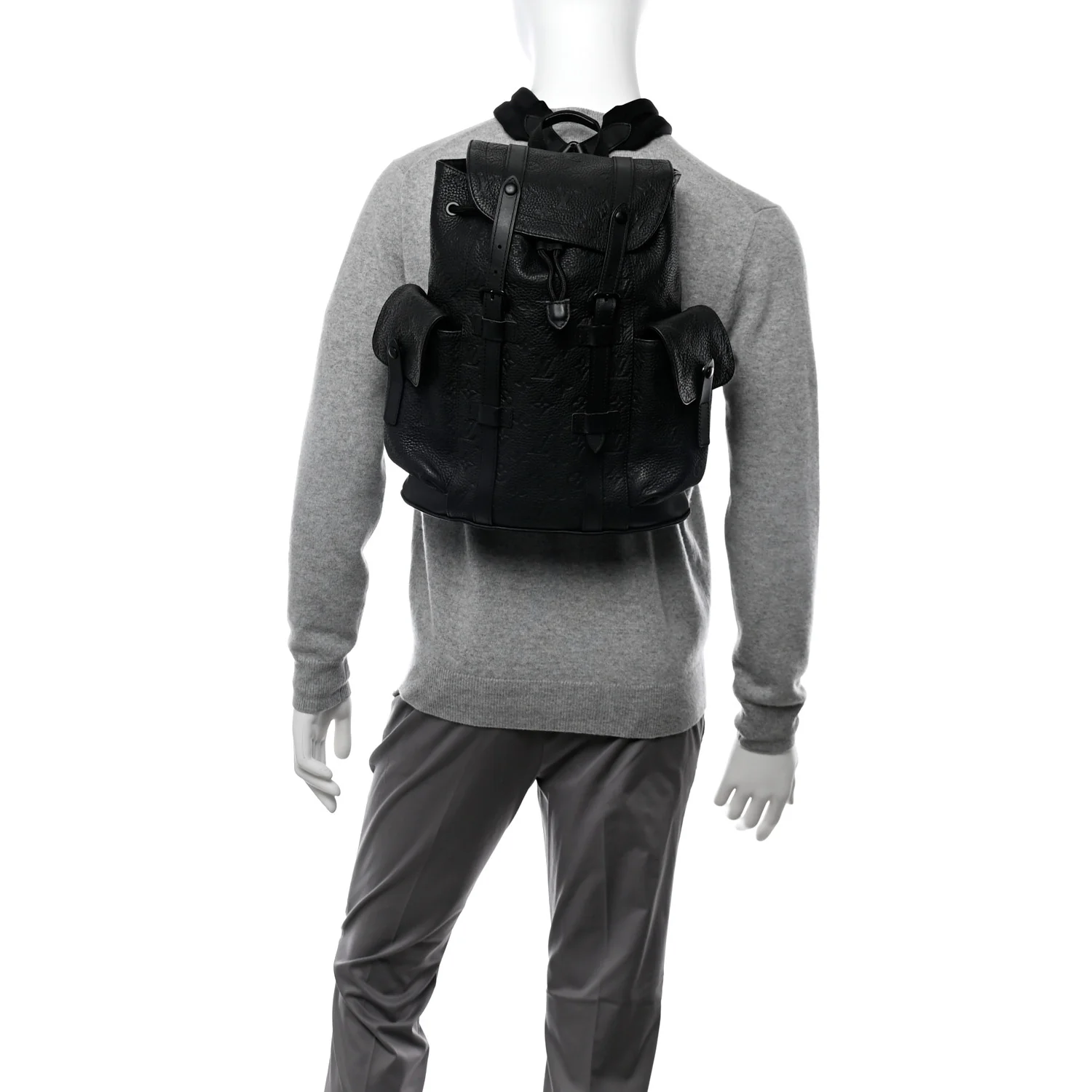 Taurillon Monogram Christopher PM Backpack Black - Image 2