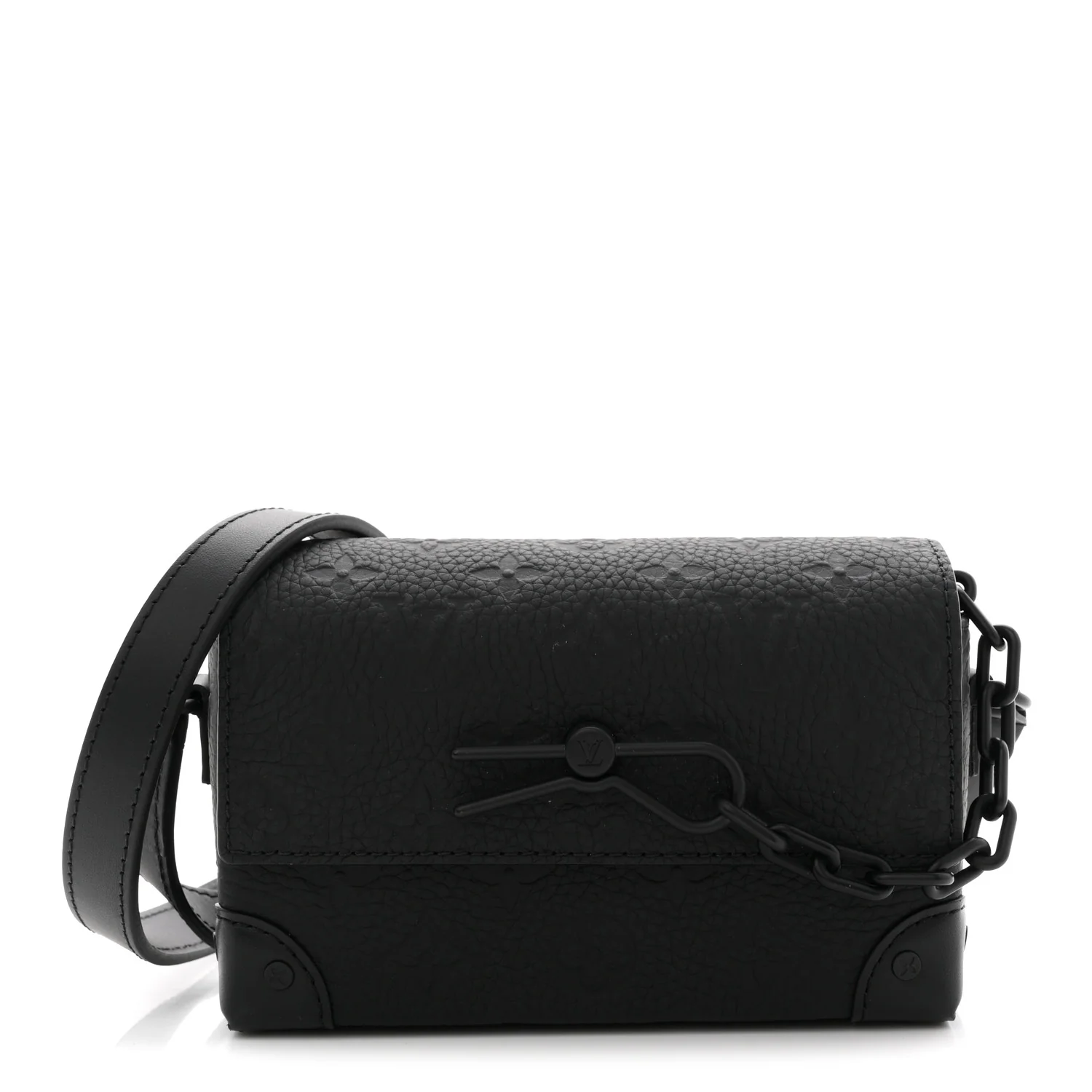 Taurillon Monogram Steamer Wearable Wallet Black