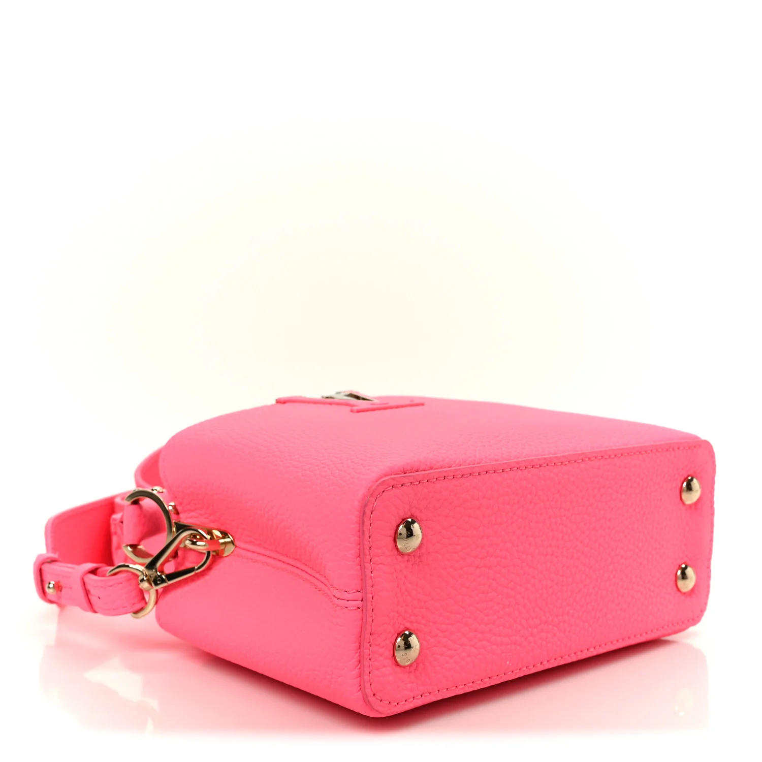 Taurillon Monogram Tuffetage Capucines Mini Fluo Pink - Image 4