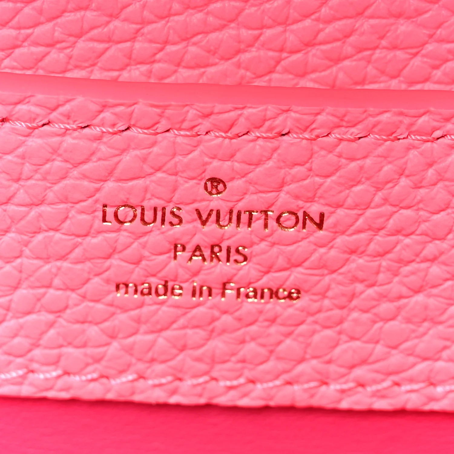 Taurillon Monogram Tuffetage Capucines Mini Fluo Pink - Image 7