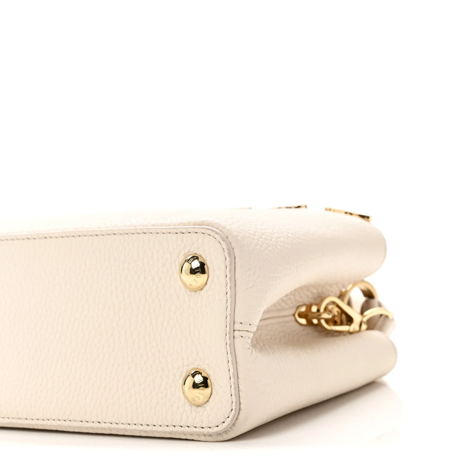 Taurillon Mother of Pearl Flowers Capucines BB Creme Nacre - Image 9