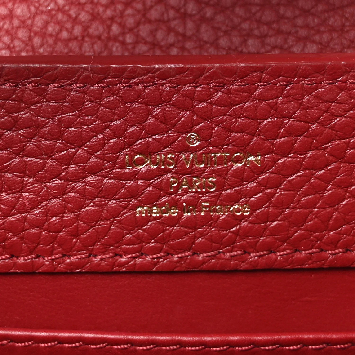 Taurillon Snakeskin Mini Capucines Burgundy - Image 6