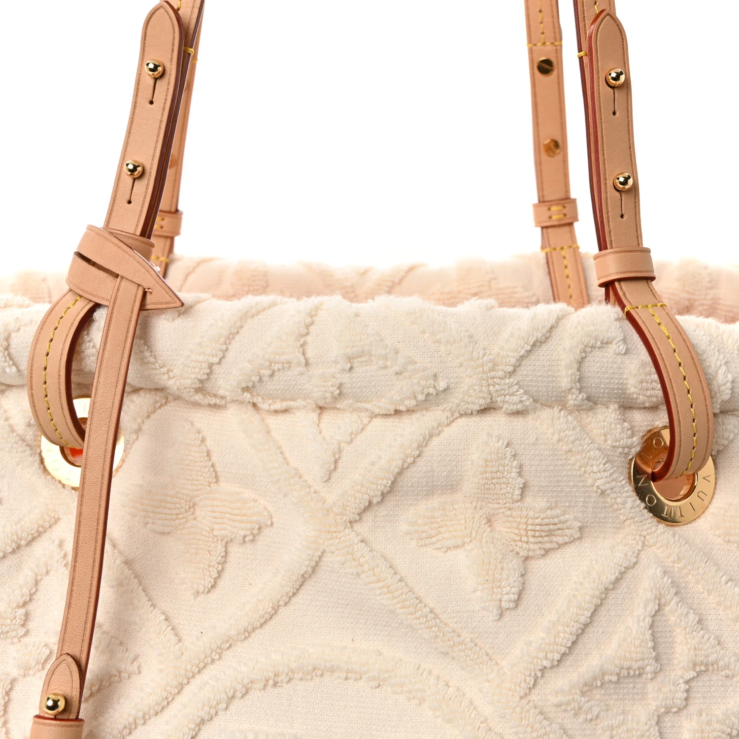 Terrycloth Monogram LVacation Tote Coco - Image 7