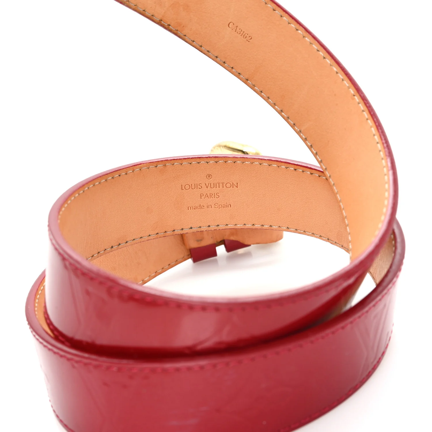 Vernis Ceinture 30mm Belt 80 32 Rouge - Image 4