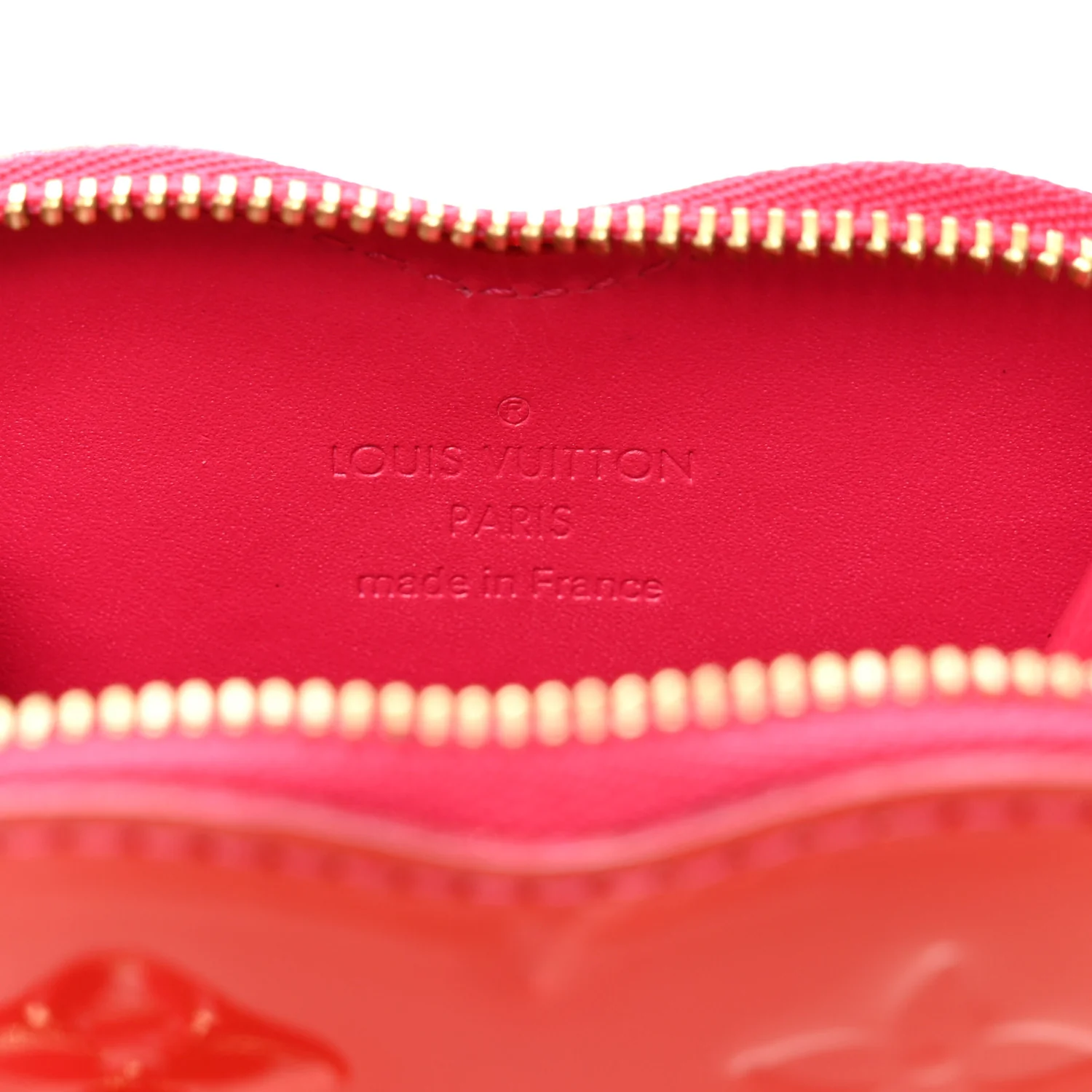 Vernis Heart Coin Purse Rose Pop - Image 6