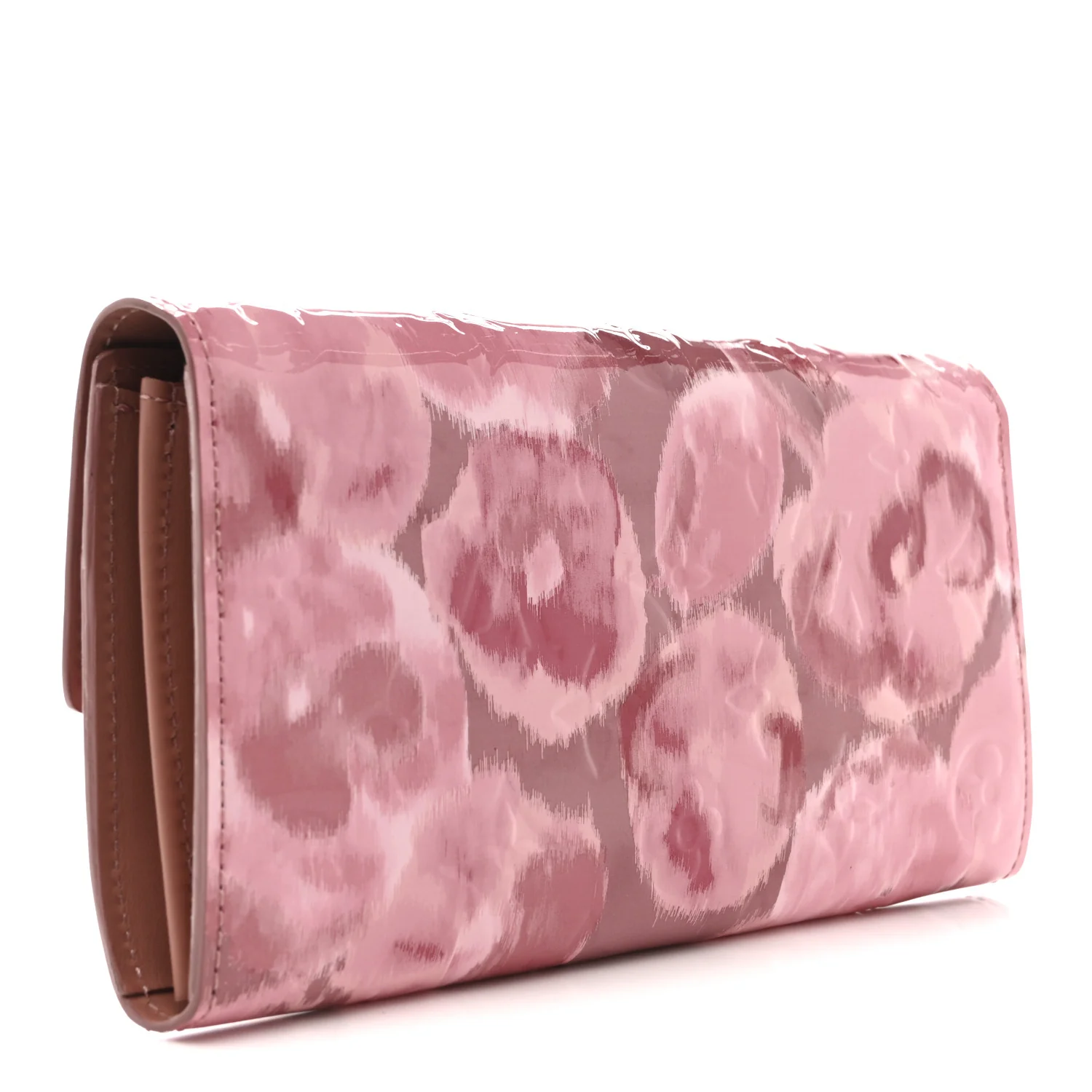 Vernis Ikat Sarah Wallet Rose Velours - Image 3