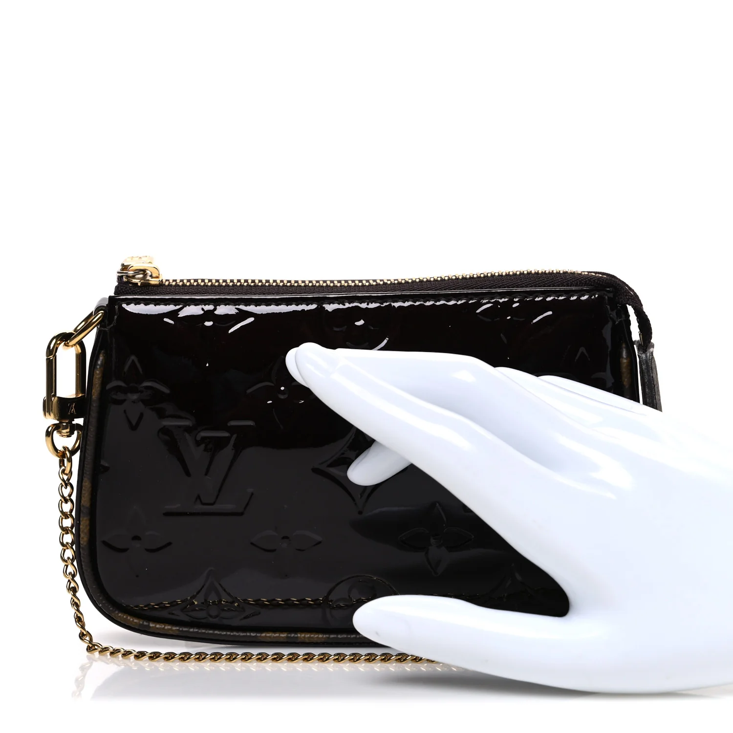 Vernis Monogram Mini Pochette Accessories Amarante - Image 2