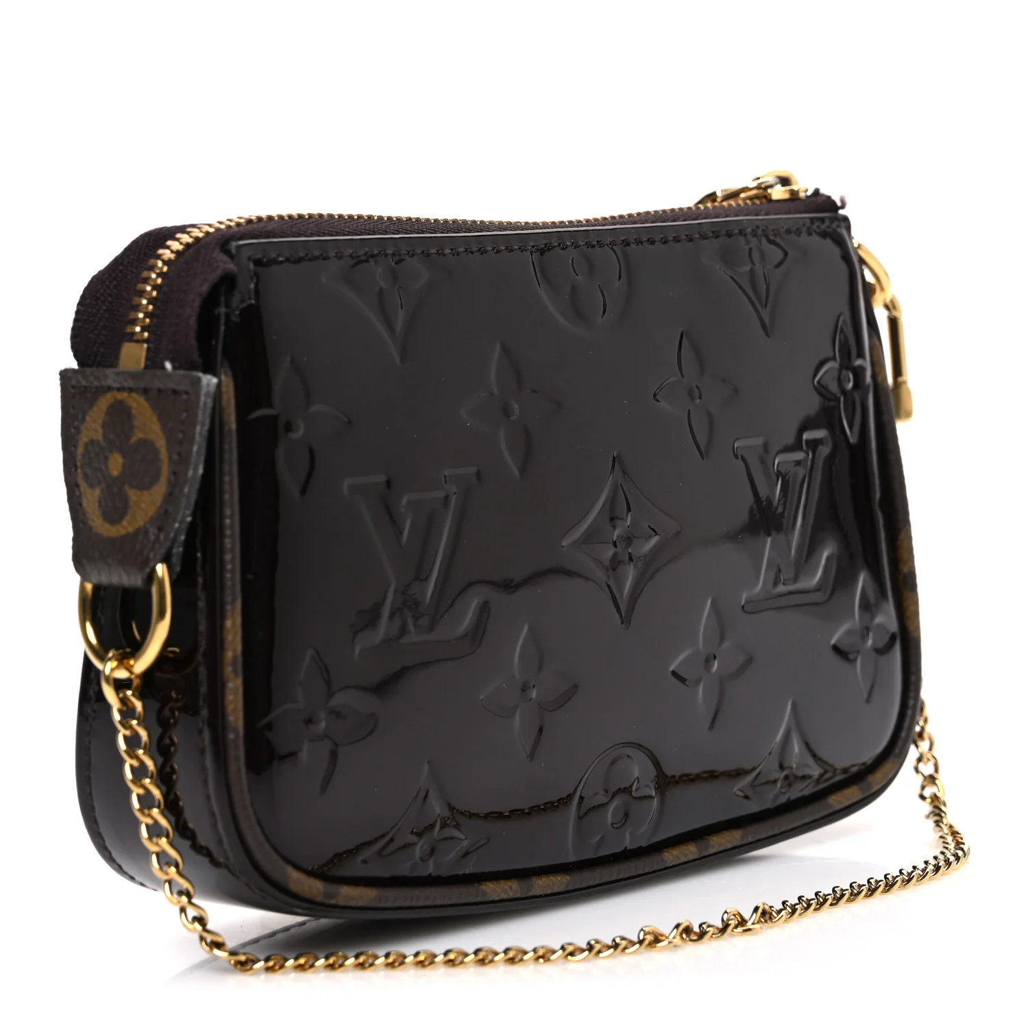 Vernis Monogram Mini Pochette Accessories Amarante - Image 3