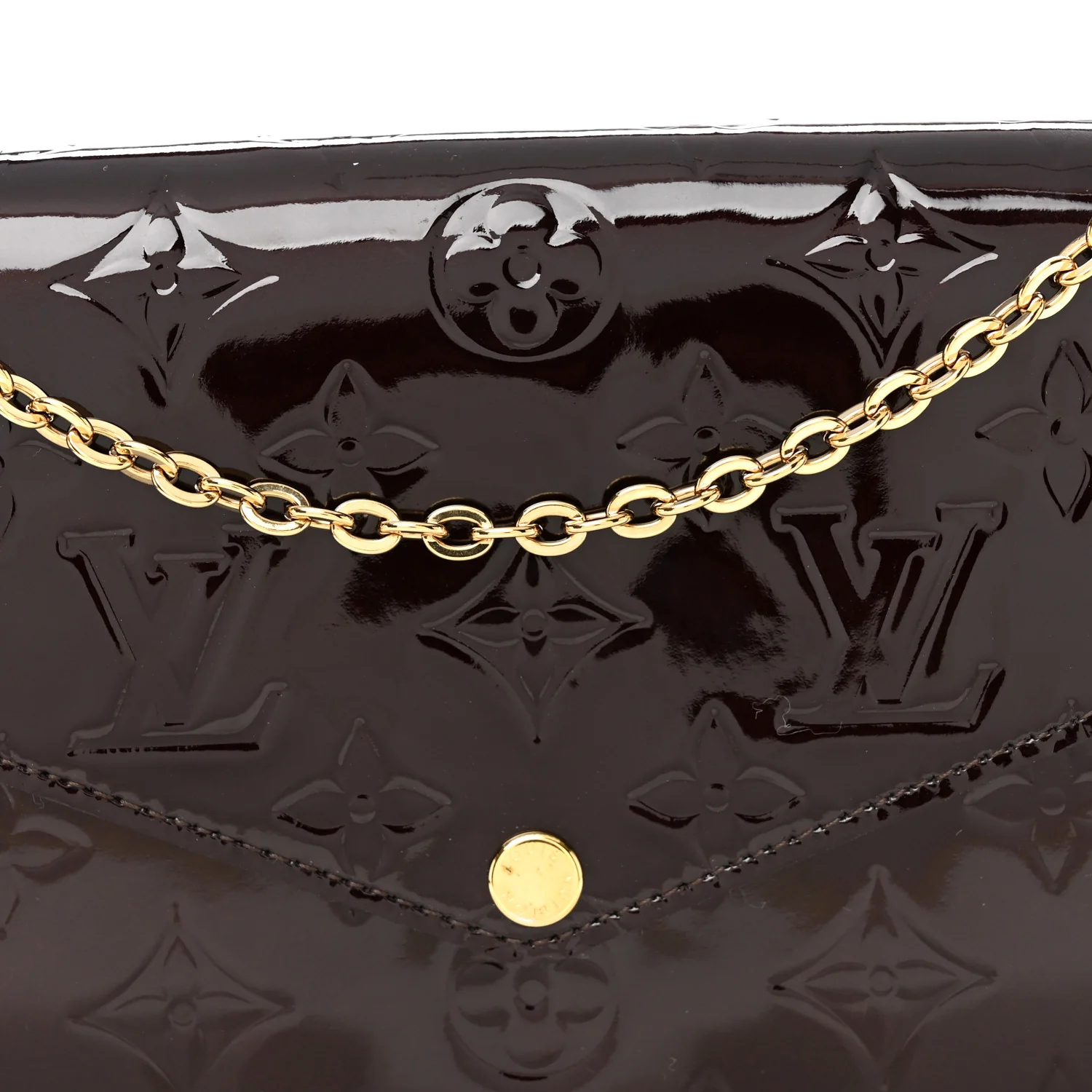 Vernis Pochette Felicie Chain Wallet Amarante - Image 9