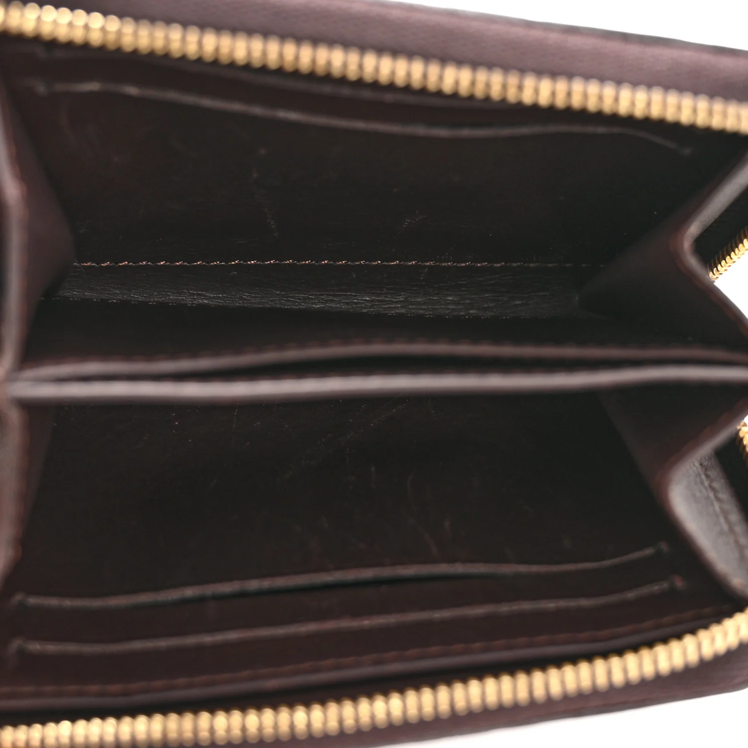 Vernis Rayures Zippy Coin Purse Amarante - Image 5