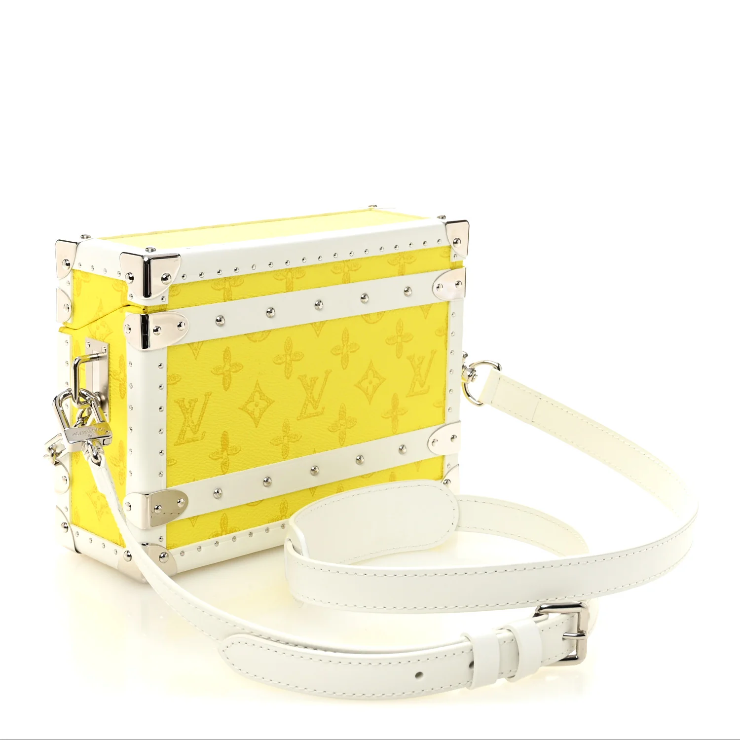 Vintage Monogram Everyday LV Clutch Trunk Jaune - Image 3