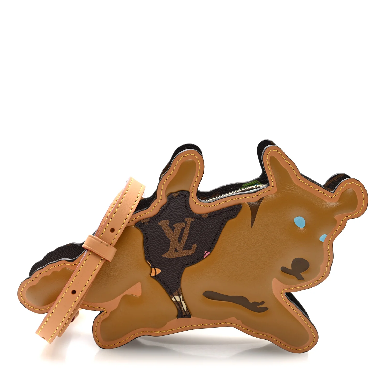 X TYLER THE CREATOR Monogram Craggy Dog On Strap Chocolate