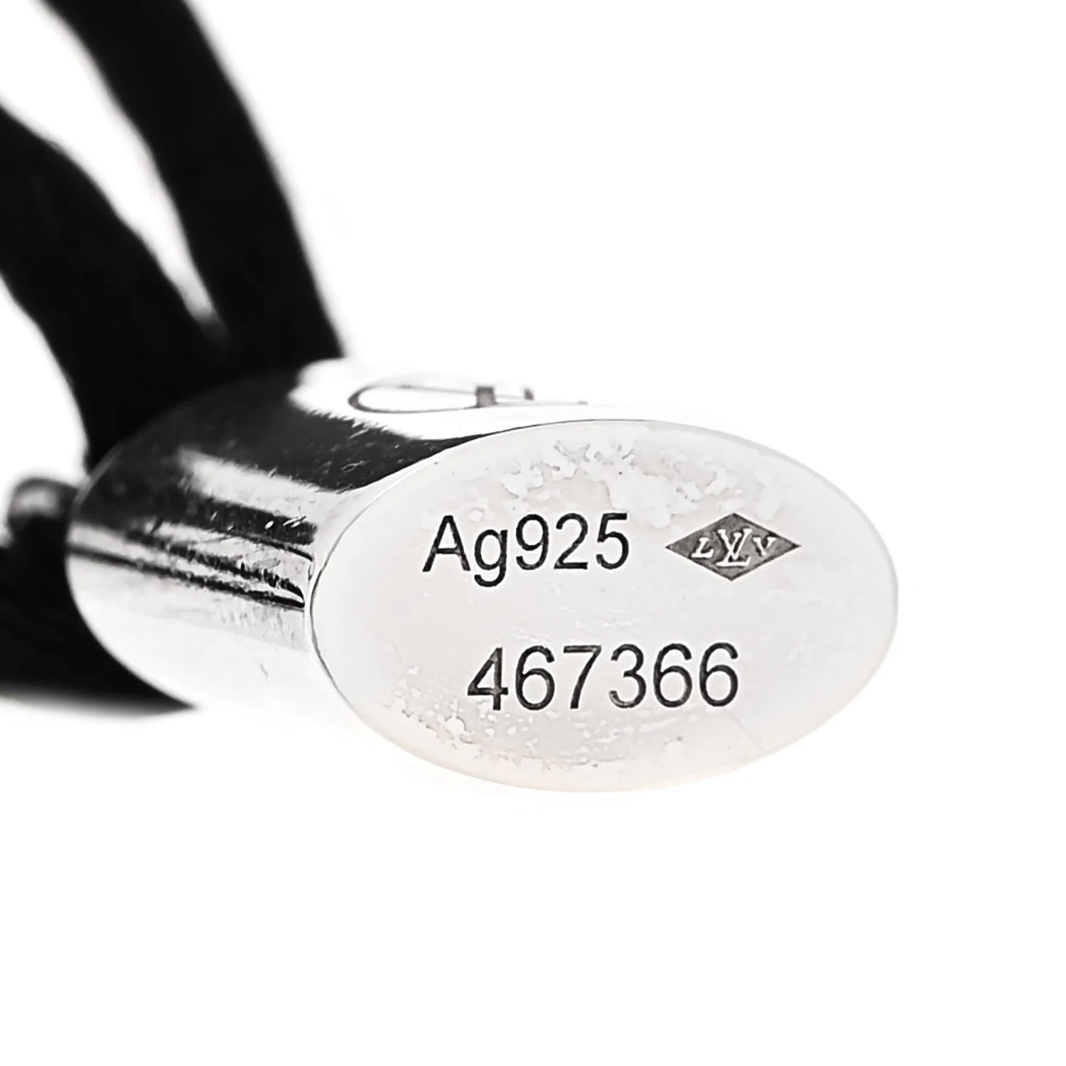 X UNICEF Sterling Silver Lockit Bracelet Black - Image 4