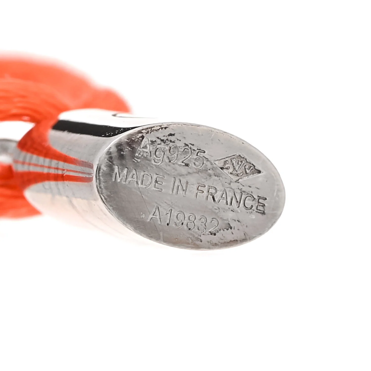 X UNICEF Sterling Silver Lockit Bracelet Orange - Image 3