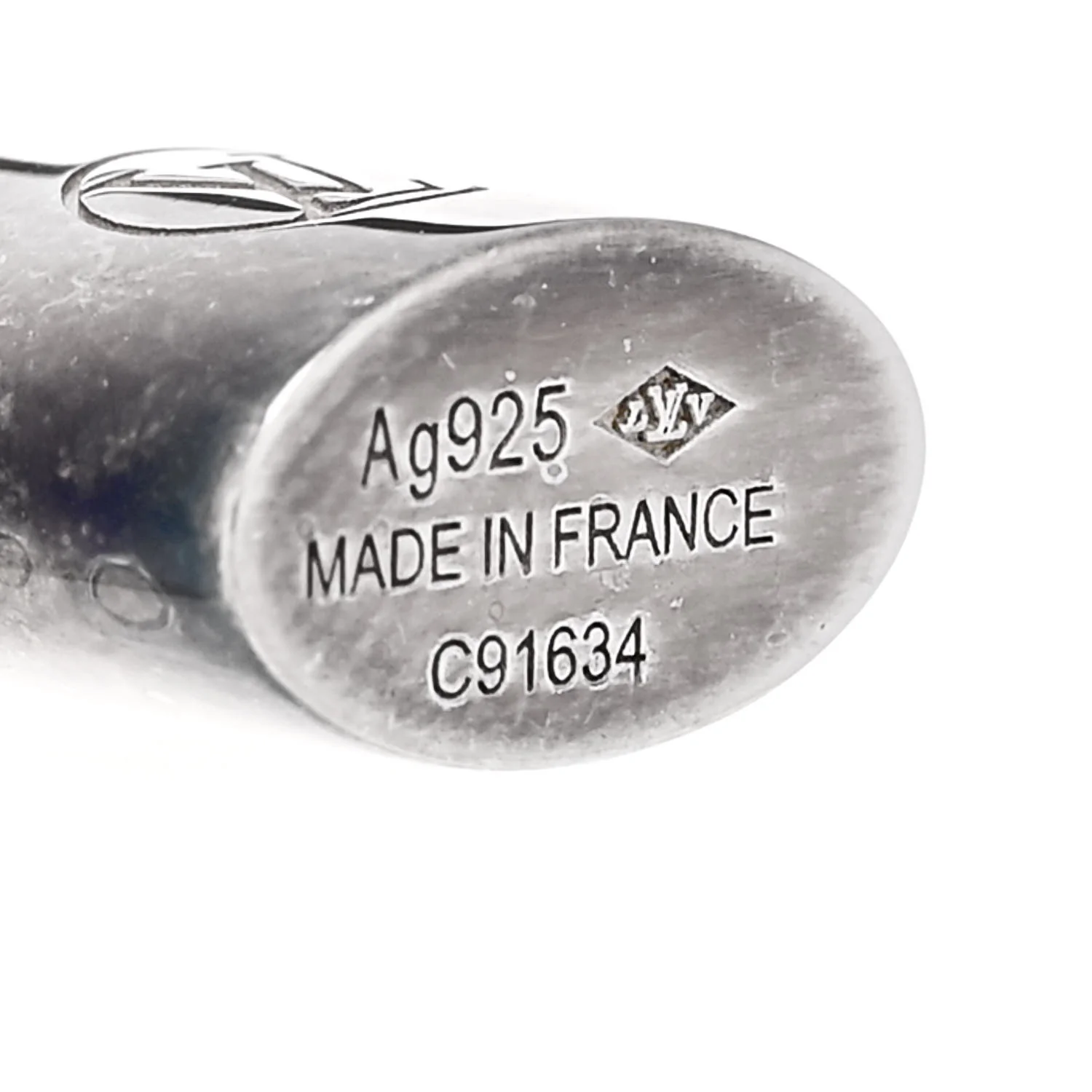 X Virgil Abloh Sterling Silver Lockit Bracelet Orange - Image 4