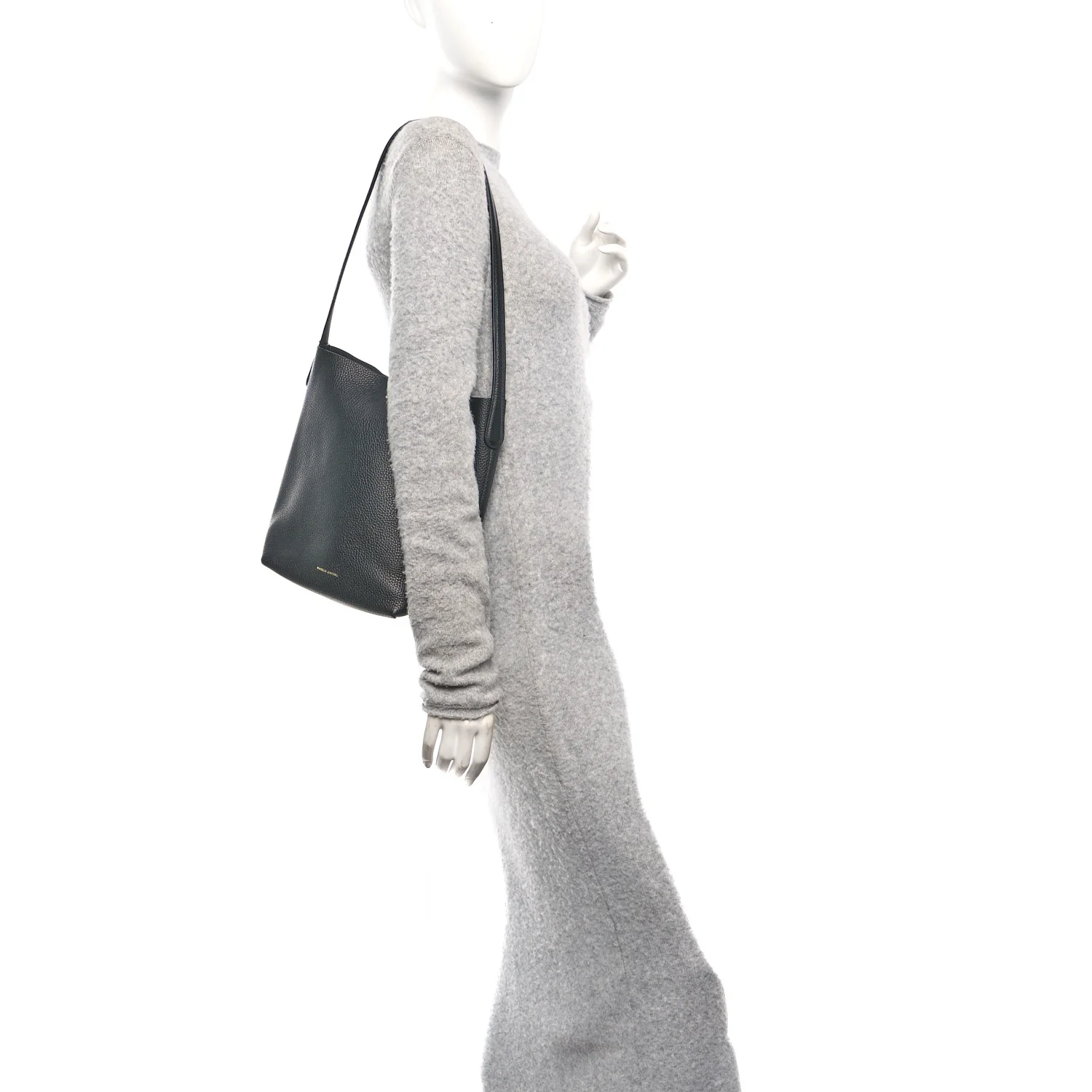 Pebbled Calfskin Small Everyday Cabas Black - Image 2